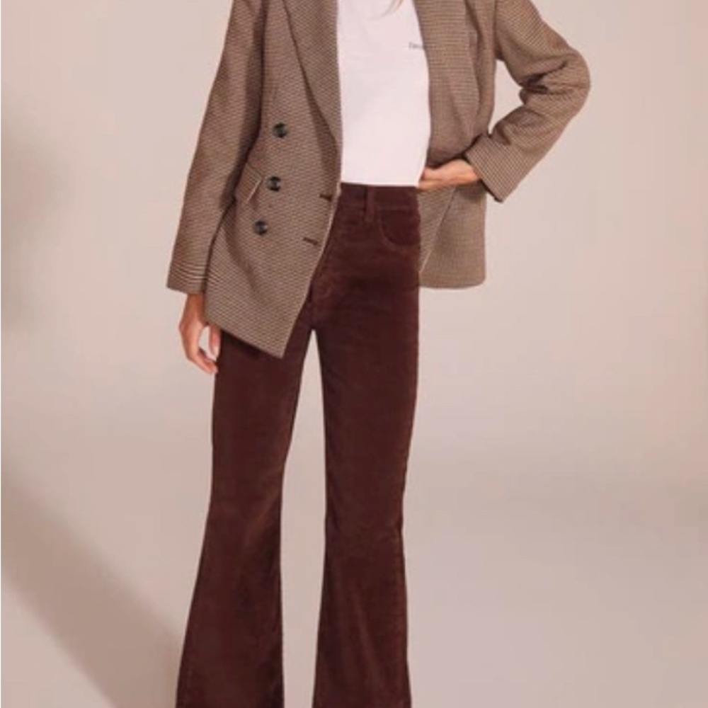Brown Flared Women's Pants